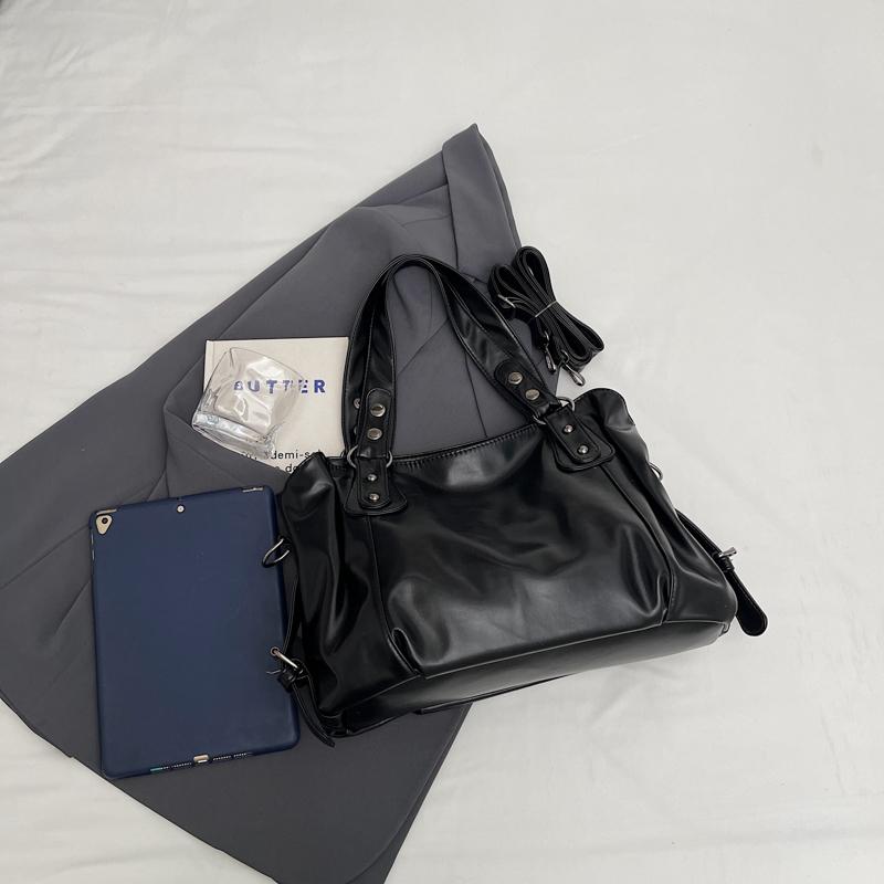 Minimalistische Damenhandtasche mit großem Fassungsvermögen, modische Schultertasche, einfache und lässige Tragetasche, geeignet für den täglichen Gebrauch und zum Einkaufen