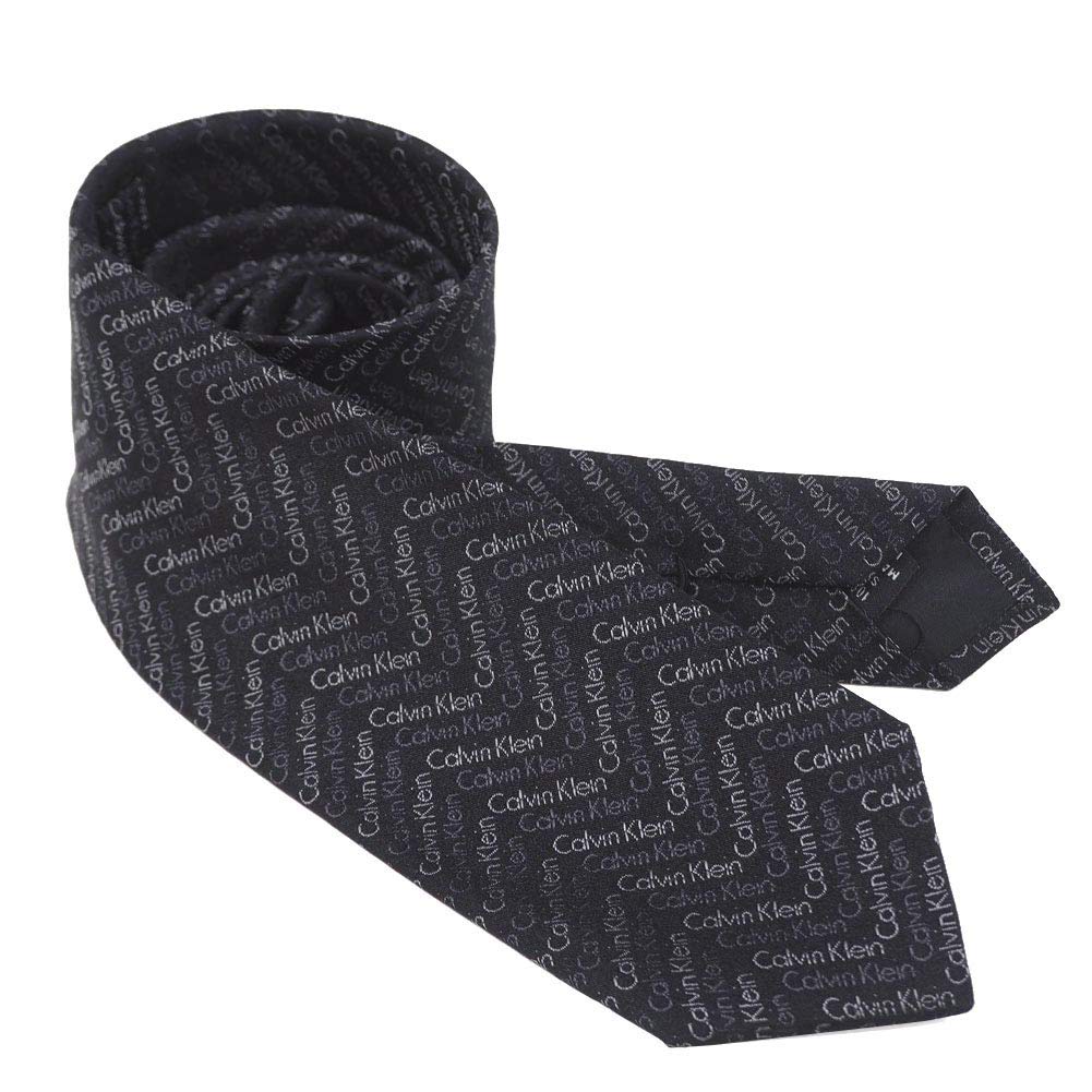 

Calvin Klein Narrow Tie CK6 (7cm width) Black/Gray [Used]