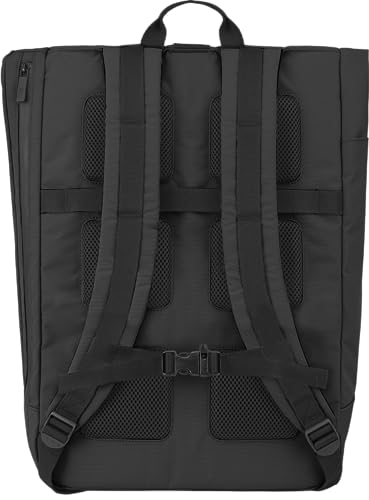 Moleskine Metro Roll-Top Backpack, Black, ET20FMTRBKBK, Business Backpack, Fits 15-inch Devices