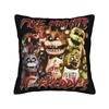 Fnaf Horror Rock Music Pillowcase Polyester Cushion Cover Gift Pillow Case Cover Home Dropshipping 45X45Cm