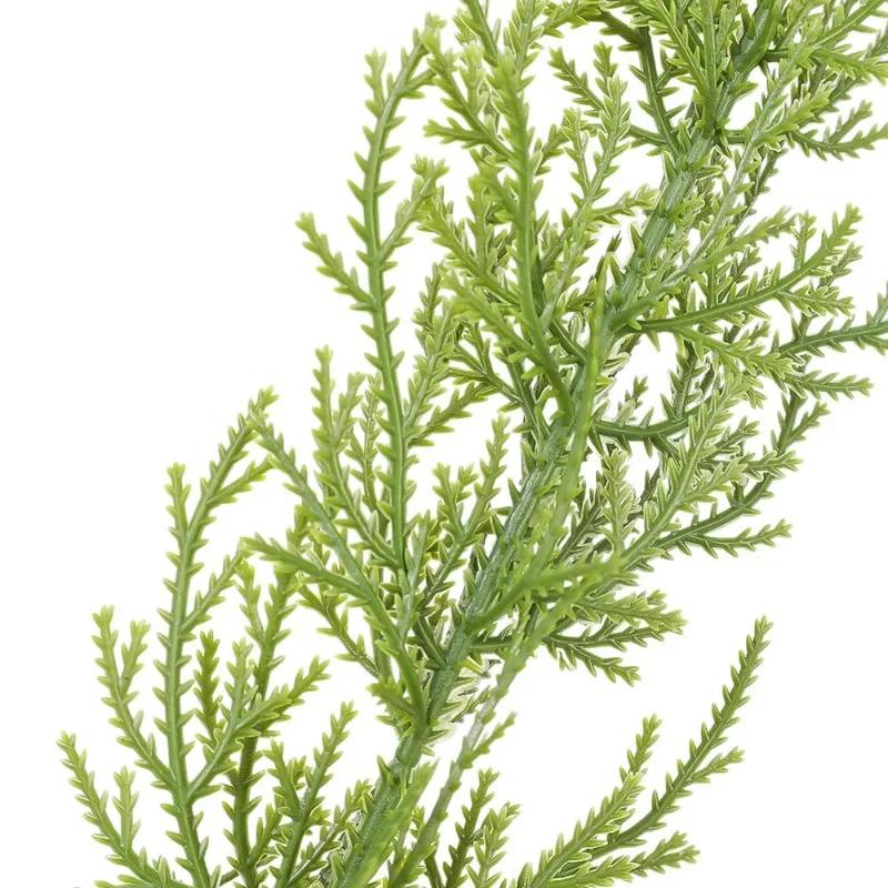 1-10PCS Christmas Artificial Pine Needles Branch Xmas Tree Wreath Green Fake Plant For Home Decor Wedding Bouquet DIY Gifts Box