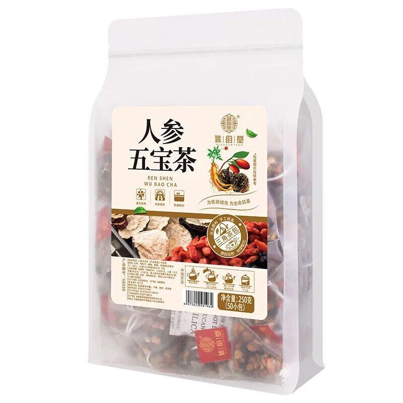 

Травяной чай Ginseng Five Treasure Tea 250г