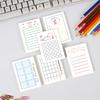 50-sheet Note Pad Message Notes Chesk List To Do List Memo Writing Pads Scarpbook Stationery Office School Supplies
