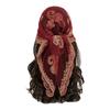 Embroidered Lace Embroidery Square Scarf Thin Lace Trim Lace Headwrap Hair Wrap Breathable Fabric Cashew Flower Bandana