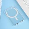 Für Telefon Magsafe Transparente Hülle Magnetischer Ständer Halter Geldbörse 2 Kartenfächer Doppelter Starker Magnet Stoßfeste Handyhülle