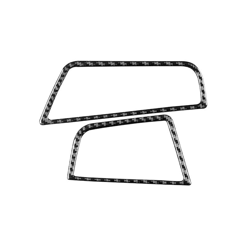 For BMW 5 Series F10 F18 2011-2017 Accessories Carbon Fiber Car Dashboard Left and Right Air Outlets Trim Cover Frame Stickers