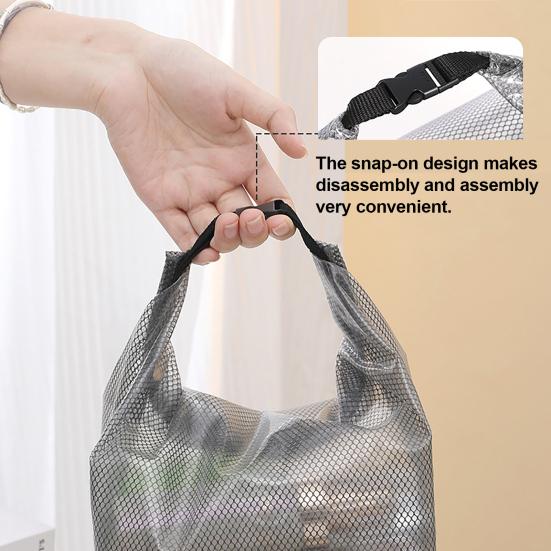 Xiaobudian Multifunctional Storage Bag, with Top Buckle Design, Waterproof EVA Beach Bag for Toiletries Cosmetics Swimsuit Towels
