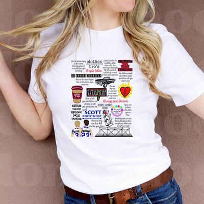 Keith Scott Body Shop OTH Collage Shirt Unisex Pop Culture Shirt Hill Shirt Keith One Tree Hill Inspired TV Theme T-Shirt