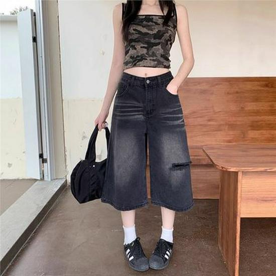 Women's 2025 Quick-Dry High-Waist A-Line Culottes Skirt - Lightweight, Anti-Exposure, Loose Fit