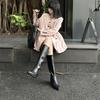 2025 women's shoes and boots autumn and winter new boots knight boots sleeve riding boots versatile and thin women's boots design sense personality