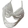 Fashion Bikinis Chains Beach Body Chains Bra Pearls Chest Chain Body Accessories Jewelry for Raves Party Beach Clubwear