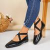 Square Toe Women‘s Low Heels New Luxury Elastic Band Shoes Elegant Loafers Comfortable Outdoor Women Single Shoes