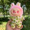 Cute Plush Toy Beach Wear for 17cm Labubu Doll Clothes Summer Suits Clothing Kawaii Duck,Watermelon,Pineapple,Kiwi Fruit Image
