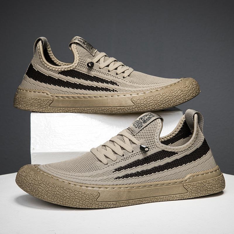 

Mesh Casual Soft Sole Running Sports Shoes for Men Comfortable and Breathable Flat Bottomed Lightweight Fitness Travel Shoes 39 хакі