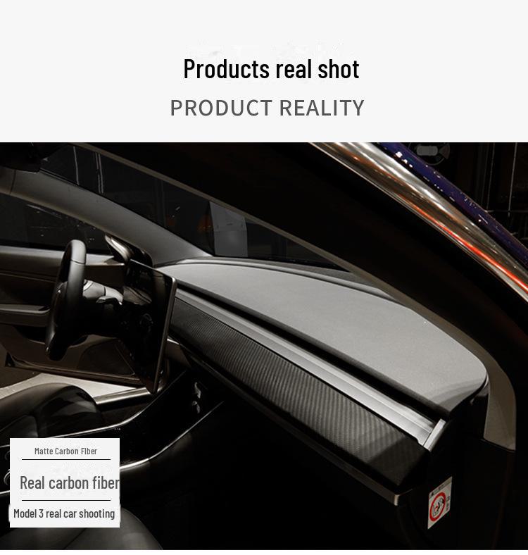 Tesla Model 3/Y Dashboard Decorative Panel Modification Patch