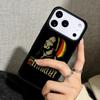 Capa Case for iPhone 17 Air 16 Pro Max 15 Plus 11 13 Mini 14 12 Back Phone Cover Bob Marley Quotes Rasta Reggae