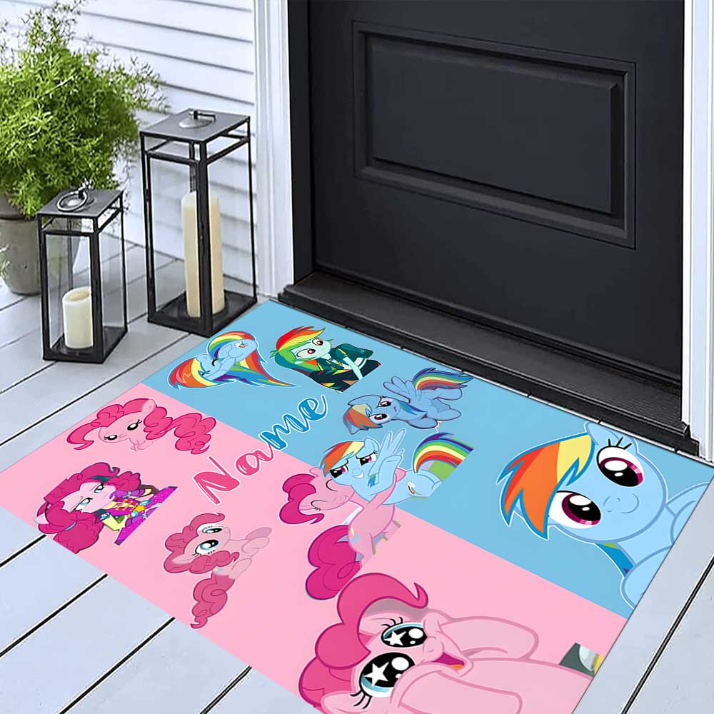 Little Pony (11) Customize your name rug, office chair cushion, home bedroom living room gift.