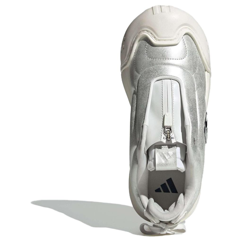 Adidas Maxxcourt Fos Comfortable Fashion Versatile Liquid Silver Non-Slip Wear-Resistant Low-Top Casual Shoes Women Casual Shoes White JQ8909