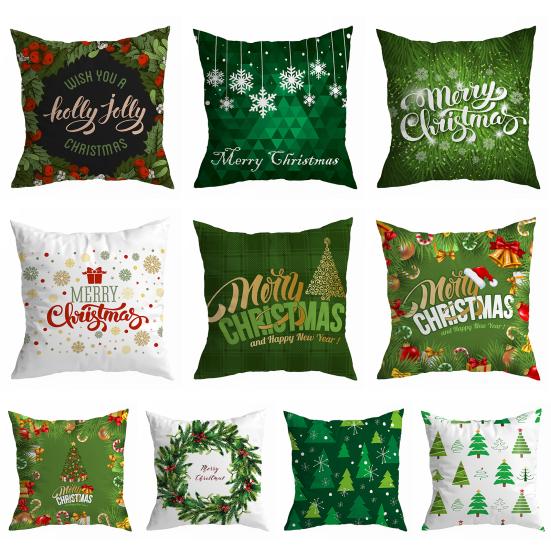 Modischer Kissenbezug zum Verblassen des einseitigen Drucks, harter Schutz