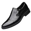 Old Man Head Leather Shoes Autumn New Business Leather Shoes Cowhide Foot Cover Dress Casual Leather Shoes Men