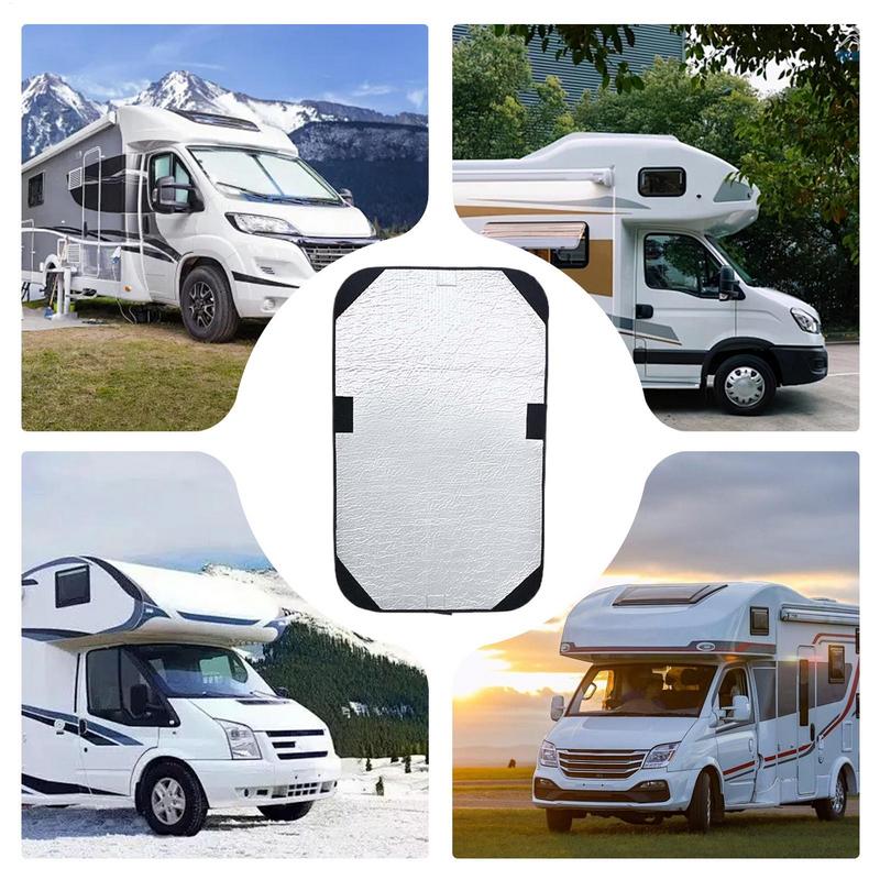 RV Door Window Shade Camping Privacy Cover Dustproof RV Window Shade Privacy Cover For Travel Camping Motorhome Truck Van