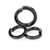 Black Carbon Steel Split Lock Washers - M3 to M52 Sizes