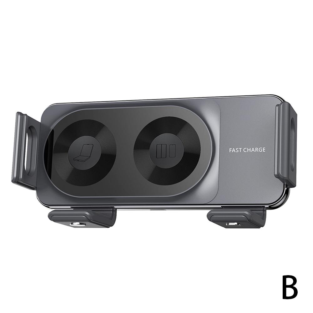 

Беспроводная быстрая зарядка присоска автомобильный держатель для телефона универсальный iPhone автомобиль умный угол кондиционер вентиляционная подставка телефон база