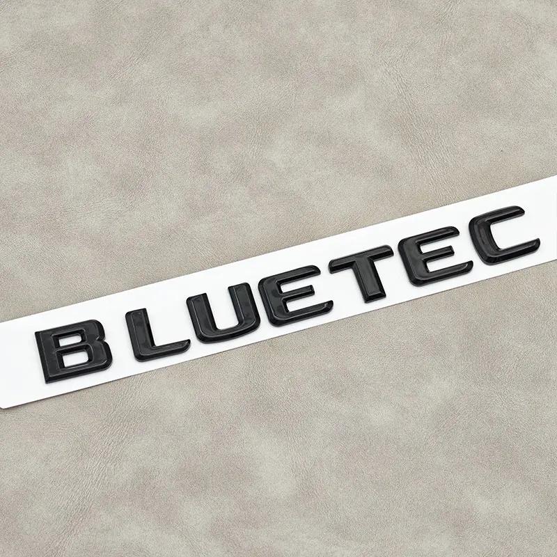 ABS Letters Logo Car Rear Trunk Emblem Badge Stickers For BLUETEC W213 W212 W204 W205 W176 W164