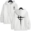 Gothic Satan Print Sweatshirt 666 Number Casual Male Fashion Pullover Mens Autumn Winter Hoodies Trendy Streetwear Top