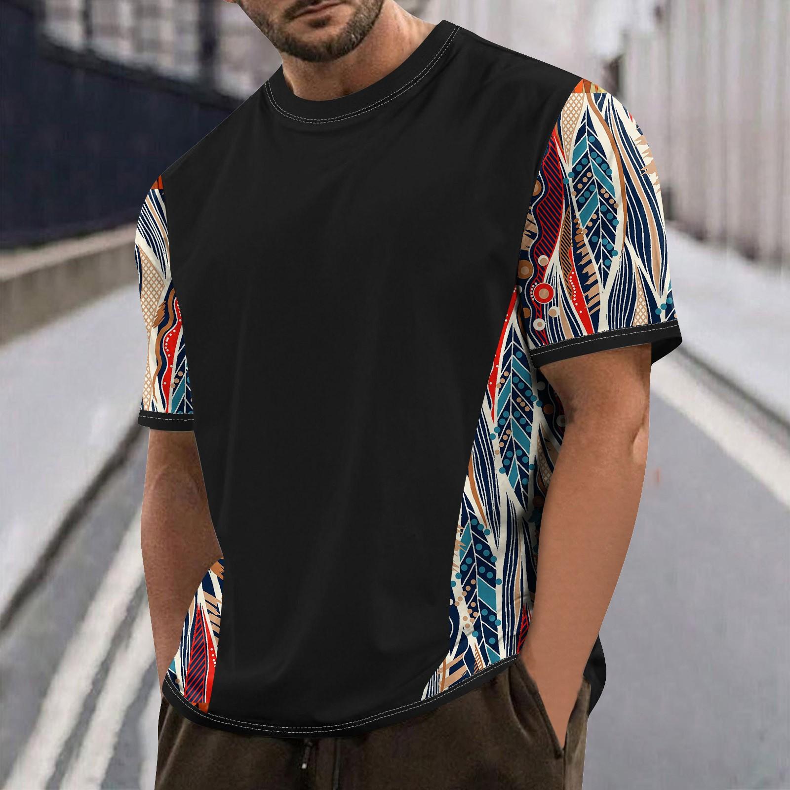 Летняя мужская популярная футболка с круглым вырезом и коротким рукавом с принтом XL белый — фото 4