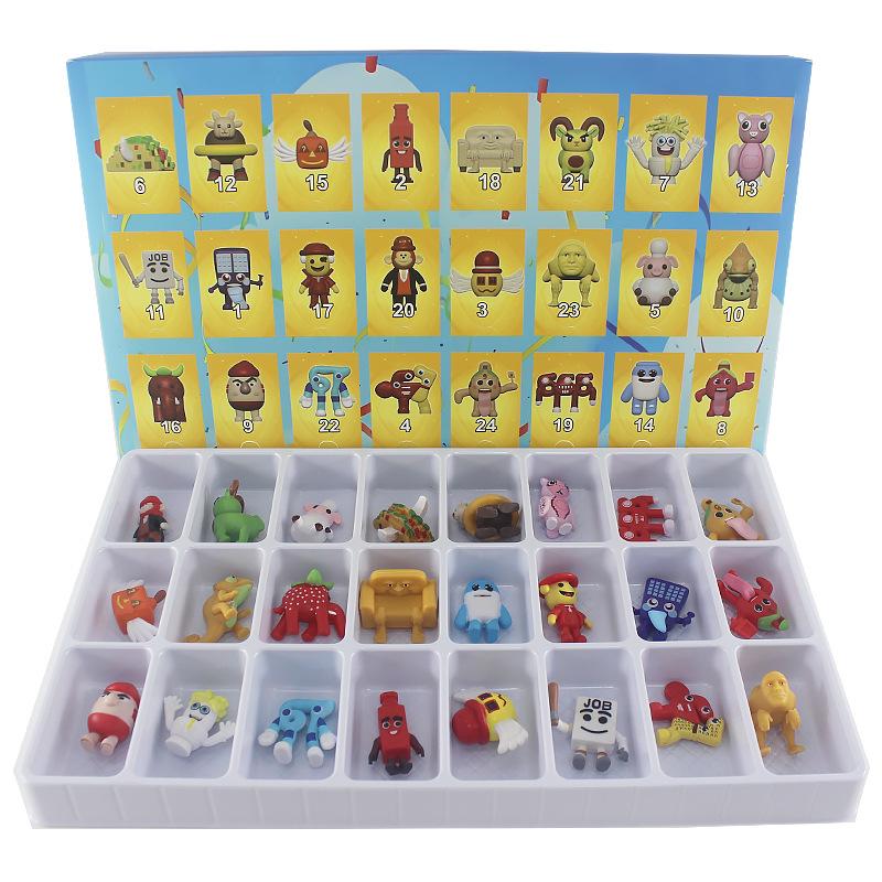 Brain Rot Game Ornaments: 24 Model Doll Set (220g)