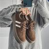 Men's Shoes Trendy Shoes Ins Internet Celebrity Explosion German Training Shoes Boys Autumn Versatile Suede Couple Flat Baseplate Shoes Men