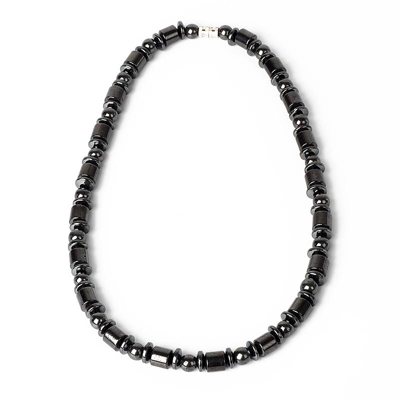 Collane in Ematite Naturale Facettata Sezione Moda Donna Collana con Perle di Ematite Gioielli Accessori Reiki Guarigione Anima Sana