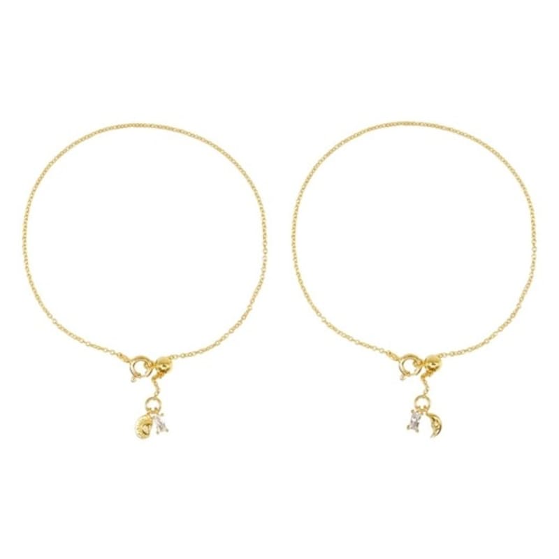 Aphrose Square Cubic Slide Bracelet