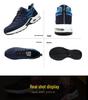 Unisex Steel Toe Safety Shoes - Anti-smash & Puncture Resistant, Breathable, Shock-absorbing PU Sole Work Shoes.
