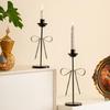 Bowknot Iron Taper Candle Holders Candlestick Holders Decorative Candle Stand for Wedding,Dining Table,Home Decors