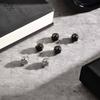 Vintage Dragon Claw Magnetic Ear Clip for Men,Punk Round Zircon Small Metal Earring,Cool No Ear Hole Jewelry Gift