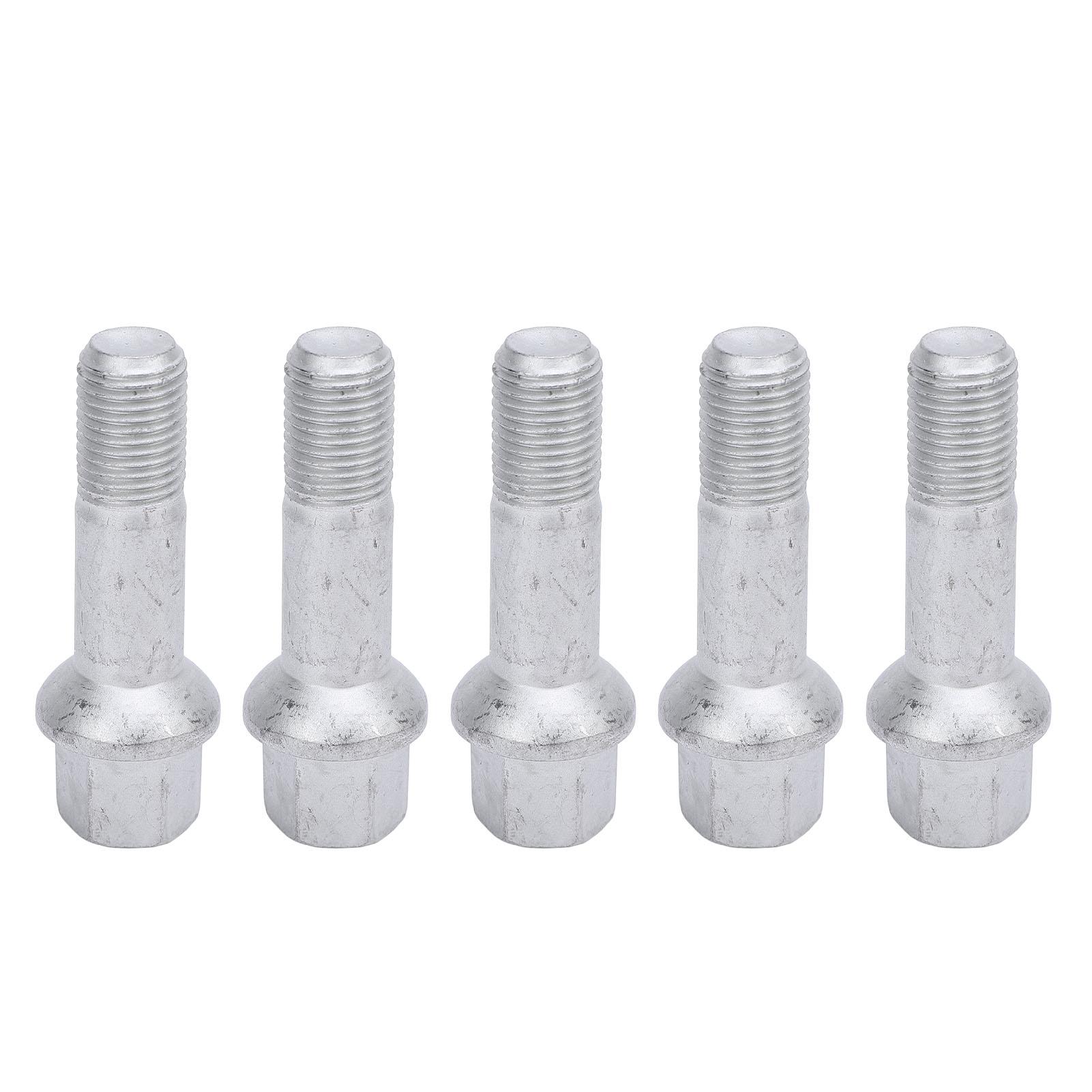 

5 шт. Колесные болты гайки A0009907607 Высокопрочный стальной сплав для W220 W204 W164 W251 GLK350 S550