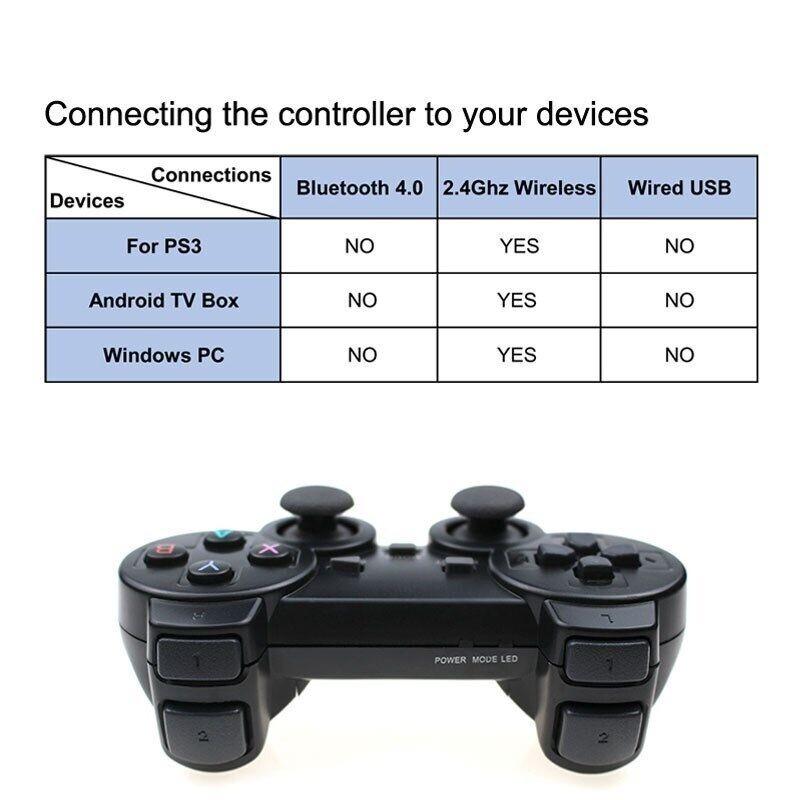 Bezprzewodowy gamepad 2,4 GHz joystick kontroler do gier na PC PS3 telefon z Androidem TV Box