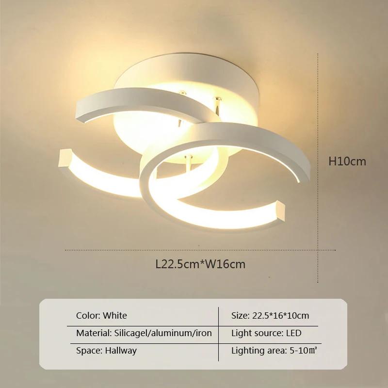 Modern LED Aisle Ceiling Lights Nodic Home Lighting Led Surface Mounted for Bedroom Living Room Corridor Light Balcony Lights