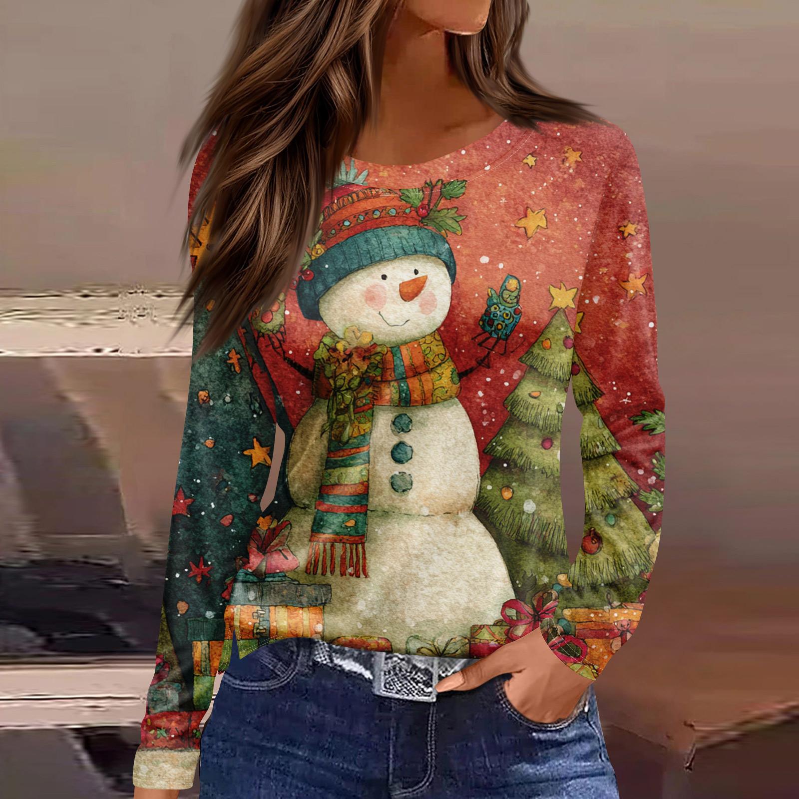 

Женская модная повседневная футболка с принтом на Хэллоуин, V-образным вырезом, средней длины, с карманом, рукавом 3/4 XL арбуз красный