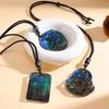 Thermochromic Pendant Necklaces Women Chinese Style Maitreya Necklace Jewelry  Sweater Style Drop