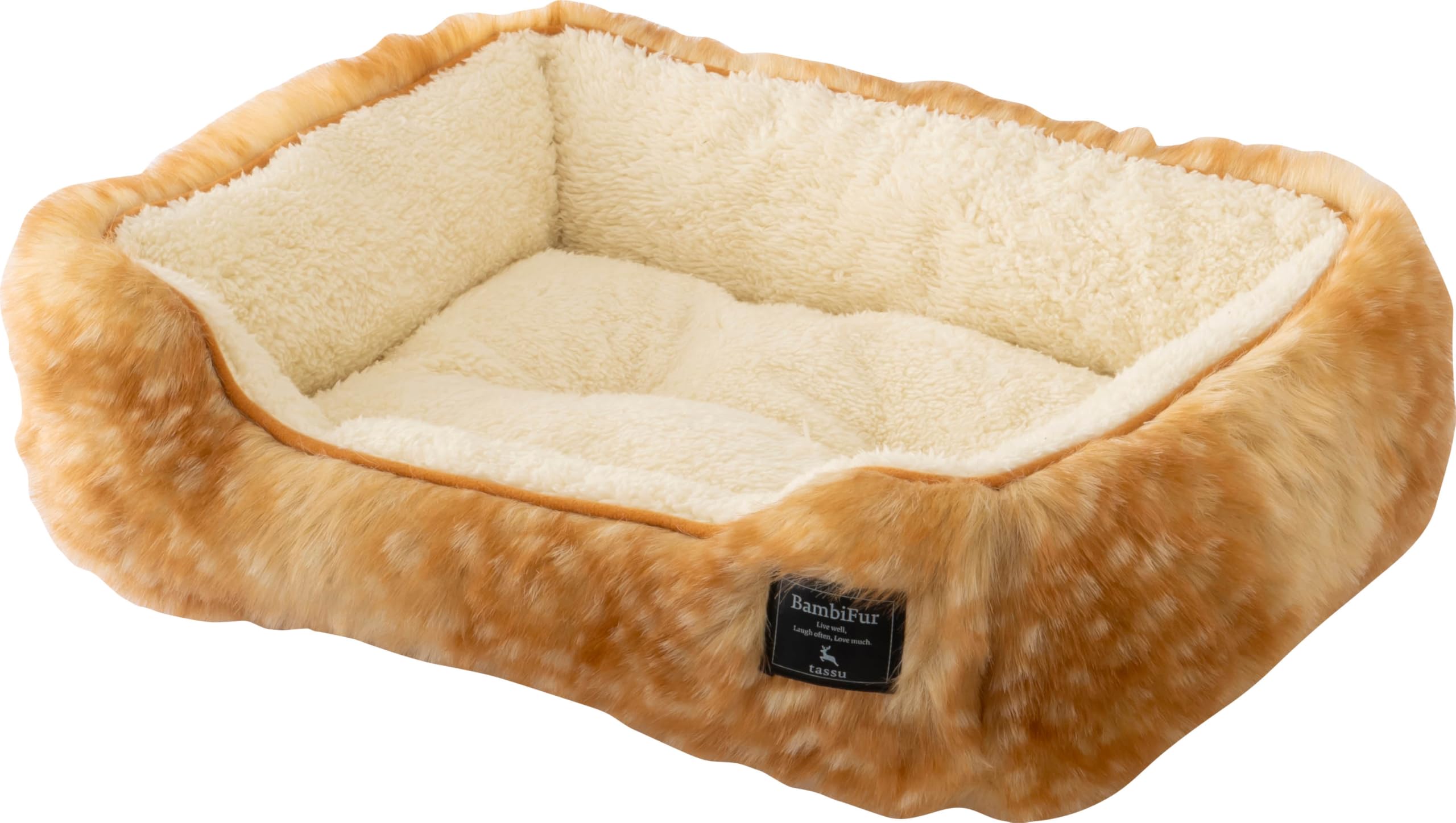 

Bambi Fur Square Bed S, Pet Bed, Tassu 168-6453A2