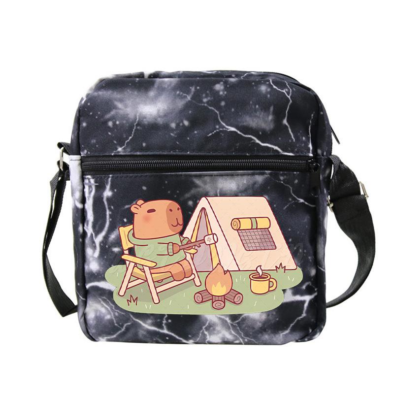 Fashion Versatile Children'S Portable Shoulder Bag Printed Trend Multifunctional Oblique Span Bag