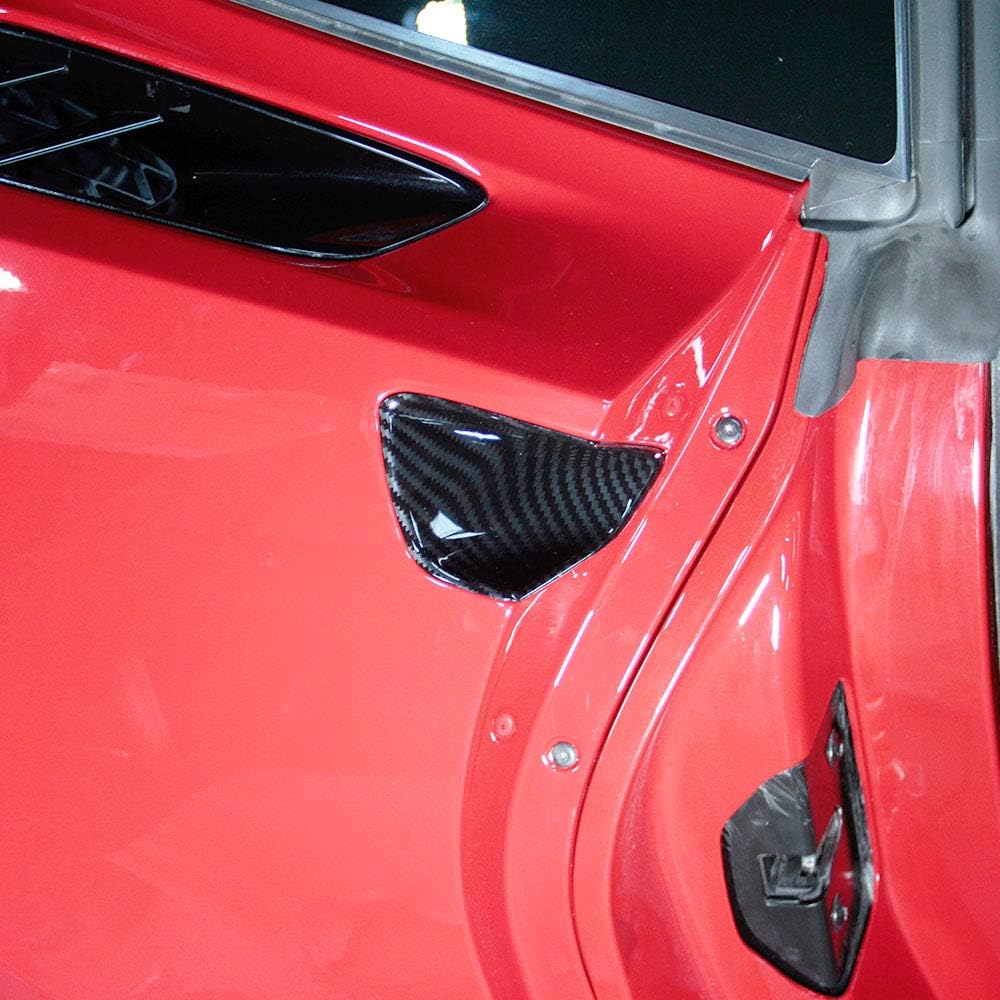 

Carbon Fiber Look Cover Trims Accessories Body Door Handle Bowl Moulding for 2014 2015 2016 2017 2018 Chevrolet Corvette C7