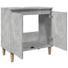 Bathroom Vanity Cabinet Concrete Grey 58 x 33 x 60 cm Engineered Wood