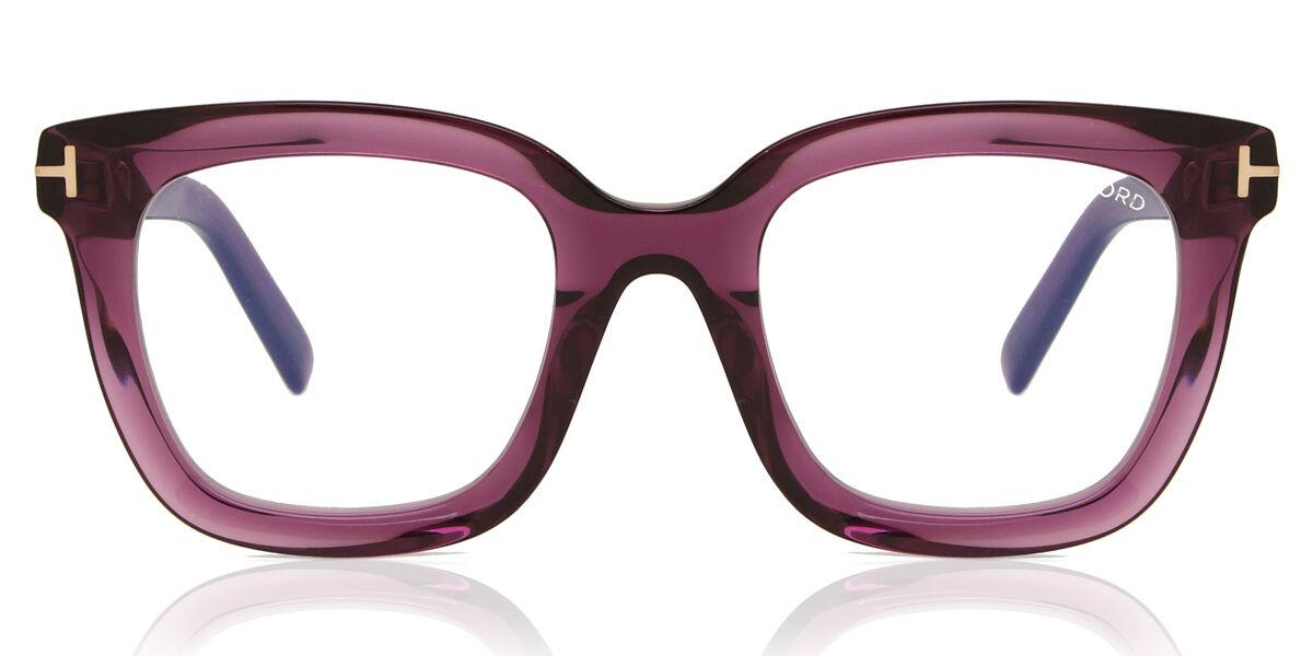 

Tom Ford Ft5880 B Blue Light Block 081 женские очки Transparent Purple/51