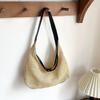 2026 Summer Fashion Women's Large Capacity Woven Straw Tote - Casual Single Shoulder Underarm Bag