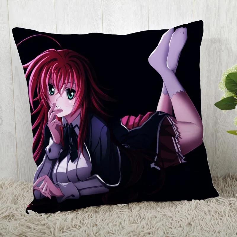 High School Dxd Pillow Cover Customize Pillow Case Modern Home Decorative Pillowcase For Living Room 45X45Cm A19.12.13