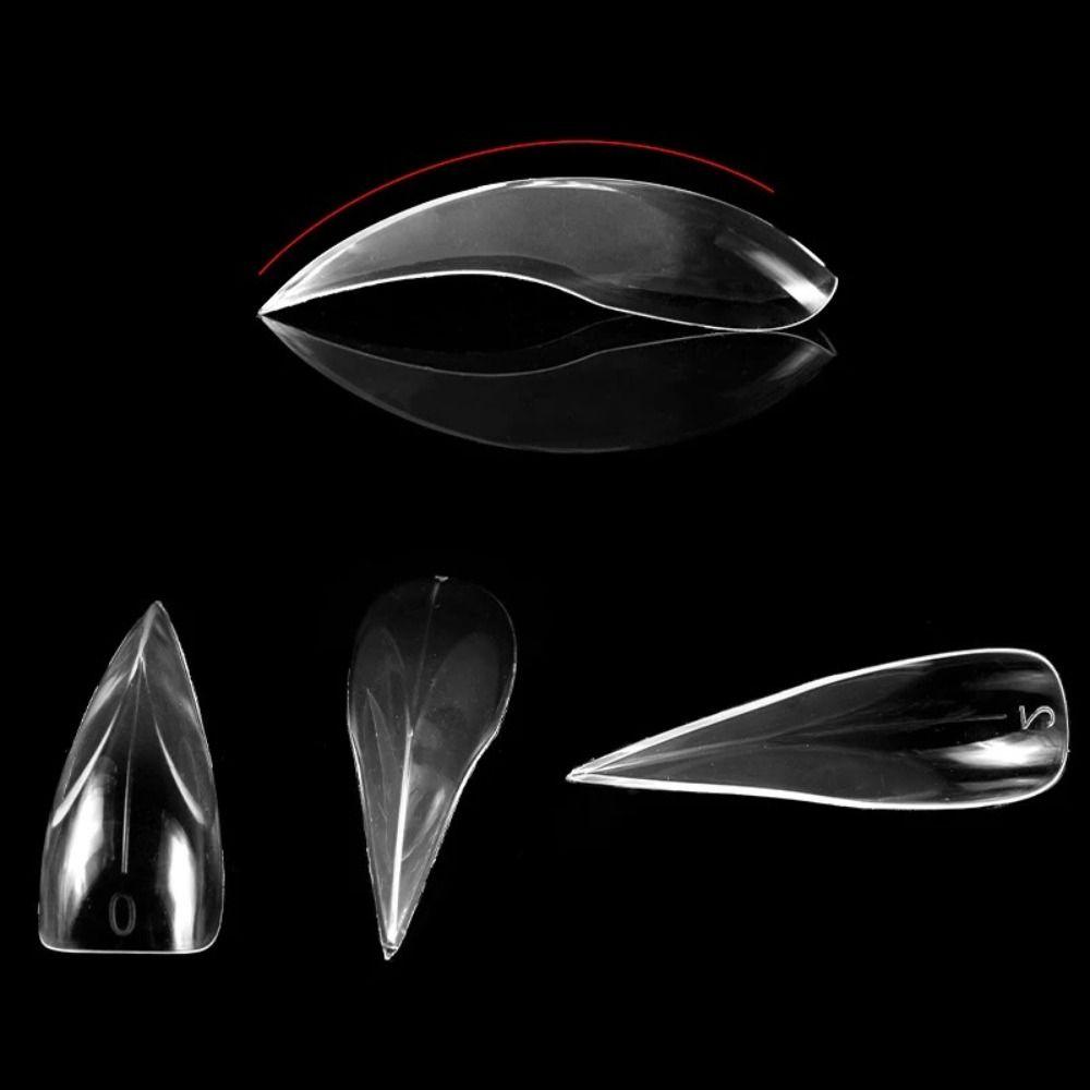 Reusable Advanced Shape Dual Forms Curved Stiletto 3D Nail Forms New Nail Design Tools